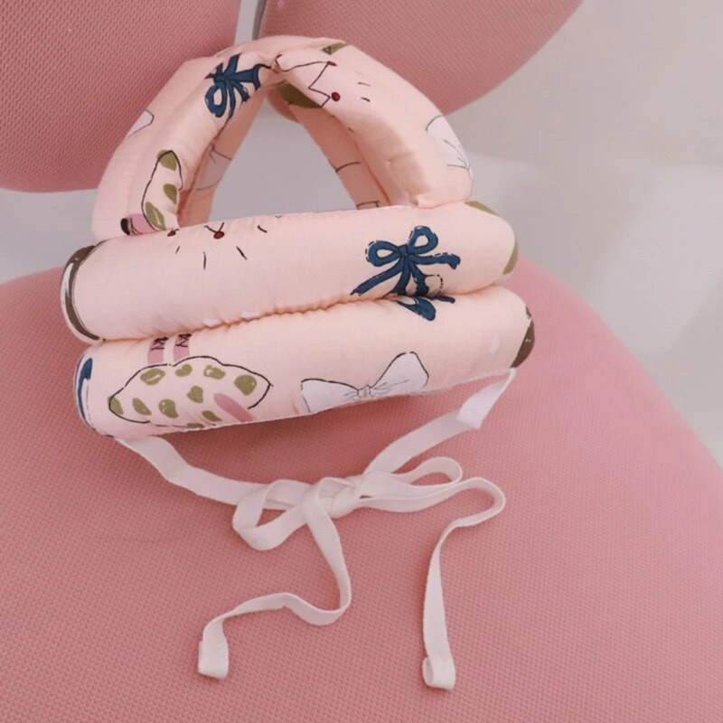 Προστατευτικό καπέλο κεφαλής για κοριτσάκια αγόρια Μάθετε να περπατάτε Ρυθμιζόμενο μέγεθος Headguard Anti-Fall Κράνος για μωρά