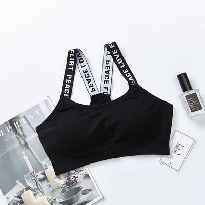 Sutien sport elastic Sutien sport pentru femei fără inel de oțel Absorbție de transpirație Uscare rapidă Piele confortabilă Lenjerie de corp la modă