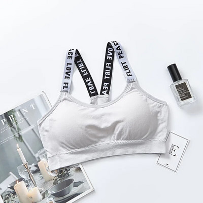 Sutien sport elastic Sutien sport pentru femei fără inel de oțel Absorbție de transpirație Uscare rapidă Piele confortabilă Lenjerie de corp la modă