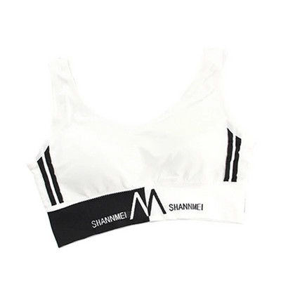 Μ γράμμα Γυναικεία μόδα Casual Show Λεπτά εσώρουχα γιόγκα Γυναικεία αθλητικά σουτιέν Fitness Κορυφαίο αθλητικό τοπ γιλέκο ομορφιάς πίσω γιλέκο σουτιέν γιόγκα