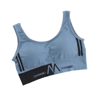 Μ γράμμα Γυναικεία μόδα Casual Show Λεπτά εσώρουχα γιόγκα Γυναικεία αθλητικά σουτιέν Fitness Κορυφαίο αθλητικό τοπ γιλέκο ομορφιάς πίσω γιλέκο σουτιέν γιόγκα