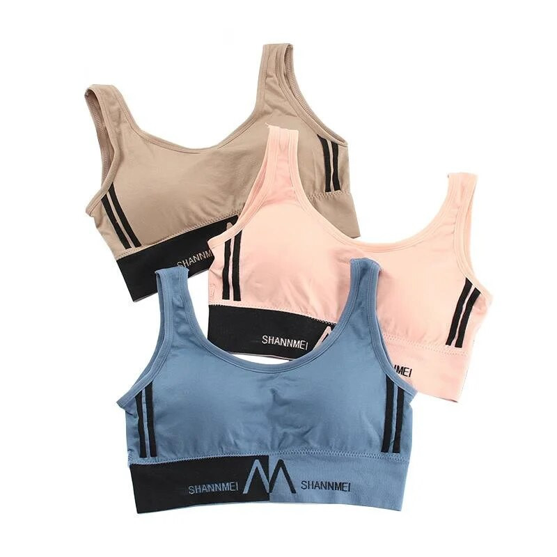 Μ γράμμα Γυναικεία μόδα Casual Show Λεπτά εσώρουχα γιόγκα Γυναικεία αθλητικά σουτιέν Fitness Κορυφαίο αθλητικό τοπ γιλέκο ομορφιάς πίσω γιλέκο σουτιέν γιόγκα