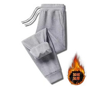 Pantaloni din fleece de iarnă Pantaloni termici groși și caldi pentru bărbați Pantaloni de fitness cu șnur Pantaloni de sport pentru jogging Pantaloni de sport pentru gimnastică Alergare Fitness Leggings
