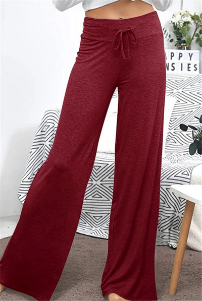 Pantaloni largi de yoga ocazional pentru femei Pantaloni lungi de sport Pantaloni de fitness cu picioare late Leggings pentru antrenament pentru femei Îmbrăcăminte sport pentru femei