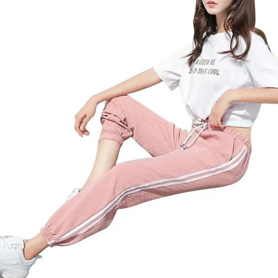 Moteriškos mados Vienspalvės krovininės kelnės Korėjos sportinės kelnės Oversize Sweat Joggers Sportinės kelnės Baggy Kelnės Drabužiai Sportinės kelnės