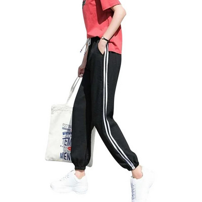 Moteriškos mados Vienspalvės krovininės kelnės Korėjos sportinės kelnės Oversize Sweat Joggers Sportinės kelnės Baggy Kelnės Drabužiai Sportinės kelnės