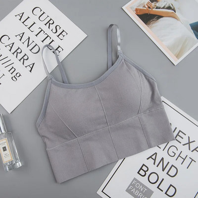 Sutien sport pentru femei spate Uscare rapidă Căptușit rezistent la șocuri Sală de gimnastică Fitness Alergare Sport Sutien Topuri Sutiene Push Up Crop Top