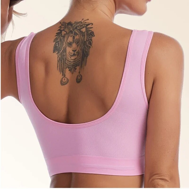 Suures suuruses spordirinnahoidjad Naiste Push Up rinnahoidja juhtmeta rinnahoidjad Suvised hingavad higistamisvastased BH Õmblusteta seksikas pesu Jõusaali fitnessi vest