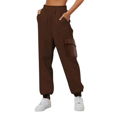Pantaloni de sport subțiri, largi, cu talie înaltă, jogging, confortabili, cu talie înaltă, pentru femei, cu șnur, pantaloni din lână, pentru femei, scurti