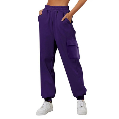 Pantaloni de sport subțiri, largi, cu talie înaltă, jogging, confortabili, cu talie înaltă, pentru femei, cu șnur, pantaloni din lână, pentru femei, scurti