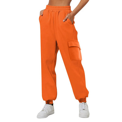 Pantaloni de sport subțiri, largi, cu talie înaltă, jogging, confortabili, cu talie înaltă, pentru femei, cu șnur, pantaloni din lână, pentru femei, scurti