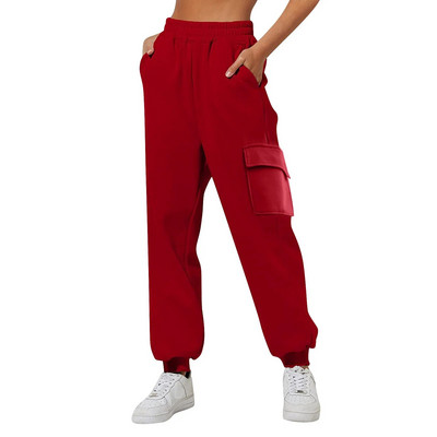 Pantaloni de sport subțiri, largi, cu talie înaltă, jogging, confortabili, cu talie înaltă, pentru femei, cu șnur, pantaloni din lână, pentru femei, scurti