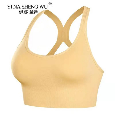 Naiste spordirinnahoidja Push Up Crop Top Naiste Fitness Jõusaali Rinnahoidja Õõnes hingav Jooga Top Seksikas Jooksu Jooga Rinnahoidja Sportlikud spordirõivad