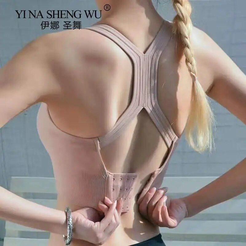 Naiste spordirinnahoidja Push Up Crop Top Naiste Fitness Jõusaali Rinnahoidja Õõnes hingav Jooga Top Seksikas Jooksu Jooga Rinnahoidja Sportlikud spordirõivad