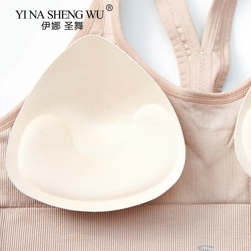 Naiste spordirinnahoidja Push Up Crop Top Naiste Fitness Jõusaali Rinnahoidja Õõnes hingav Jooga Top Seksikas Jooksu Jooga Rinnahoidja Sportlikud spordirõivad