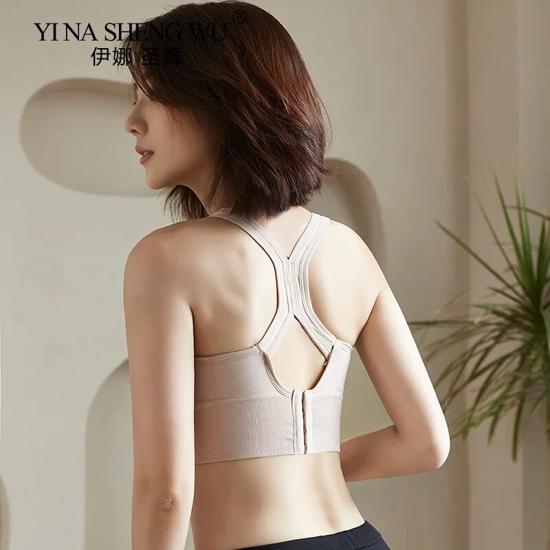 Naiste spordirinnahoidja Push Up Crop Top Naiste Fitness Jõusaali Rinnahoidja Õõnes hingav Jooga Top Seksikas Jooksu Jooga Rinnahoidja Sportlikud spordirõivad