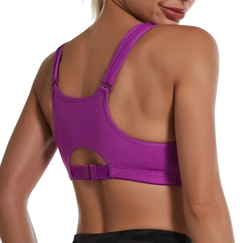 2023. aasta esitõmblukuga naiste spordirinnahoidjad, hingav juhtmevaba polsterdatud push-up sporditopp, jõusaali jooga treeningrinnahoidja spordirinnahoidja topp