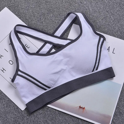 Sutien sport pentru femei Sutien de alergare încrucișat, fără sudură, rezistent la șocuri și confortabil, respirabil, pentru yoga, sutien sport