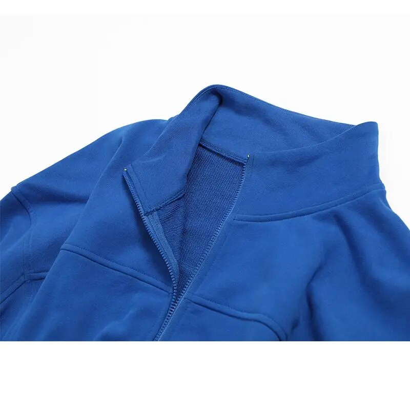 Talvemantel Outfit Fitness Crop Top Active dressipluusid 2tk Treeningriided naistele Komplektid Naiste 2-osaline treeningkomplekt