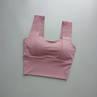 Seksikas spordirinnahoidja ilu seljaosa Naiste Push Up rinnahoidjad Jooksu treening Jõusaal Fitness Treening Crop Tops Lühike Vest Jooga Aluspesu Topid