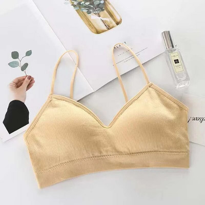 Κορυφαίο γυναικείο σωληνάκι Αθλητικά σουτιέν για γυμναστήριο Fast Dry Elastic padded Gym Running bras Fitness Yoga Sport αναπνεύσιμες μπλούζες