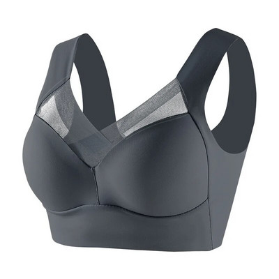 Sutiene sport Sutiene fără sudură pentru femei Dimensiune mare Fără inel de oțel Lenjerie de corp Yoga Fitness Vestă de somn Crop Top Sutiene sport pentru femei