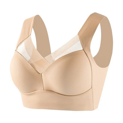 Sutiene sport Sutiene fără sudură pentru femei Dimensiune mare Fără inel de oțel Lenjerie de corp Yoga Fitness Vestă de somn Crop Top Sutiene sport pentru femei
