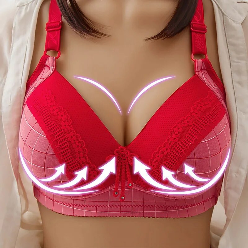 Ploni plius dydžio apatiniai moteriški liemenėlė languota nėrinių gėlių pakabukas, besiūlis 46/105 BC didelės krūtinės liemenėlės belaidė apyrankė Nauja