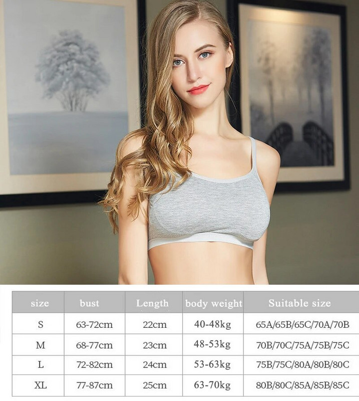 Grynos medvilnės sportinė liemenėlė Grynos spalvos liemenėlė be apačios Sportiniai apatiniai apatiniai apatiniai moteriški laisvalaikio sporto salės besiūlės liemenėlės moterims