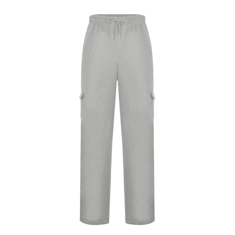 Moteriškos kišeninės kelnės su elastine juosmens raišteliu, patogios moteriškos kelnės