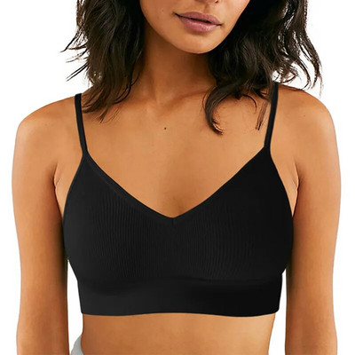 Sutien sport nou pentru femei Sutien de fitness fără cusături Sutien de yoga alb negru pentru alergare Yoga Gym Crop Top Femei Push Up Sutien sport Top bralette