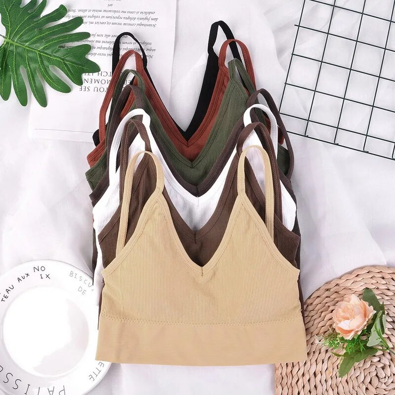 Uus naiste spordirinnahoidja Fitness-topp õmblusteta joogarinnahoidja, must valge, jooksva joogaga jõusaalis Crop Top naiste push-up spordirinnahoidja ülaosa