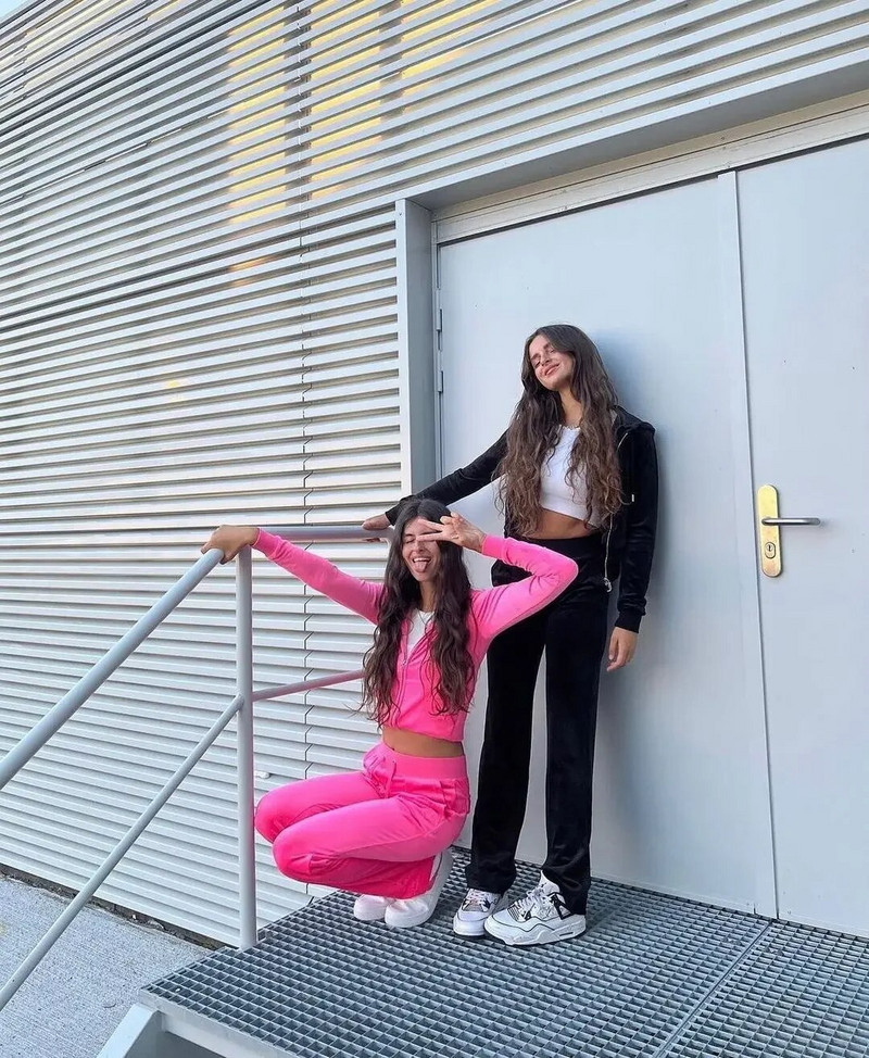 Pavasarinis aksominis moteriškas sportinis kostiumas, apranga korėjietiškas džemperis Striukė plačiomis kelnėmis Bėgimas Bėgimas Sporto salė Treniruotės laisvalaikio komplektas sportinis kostiumas