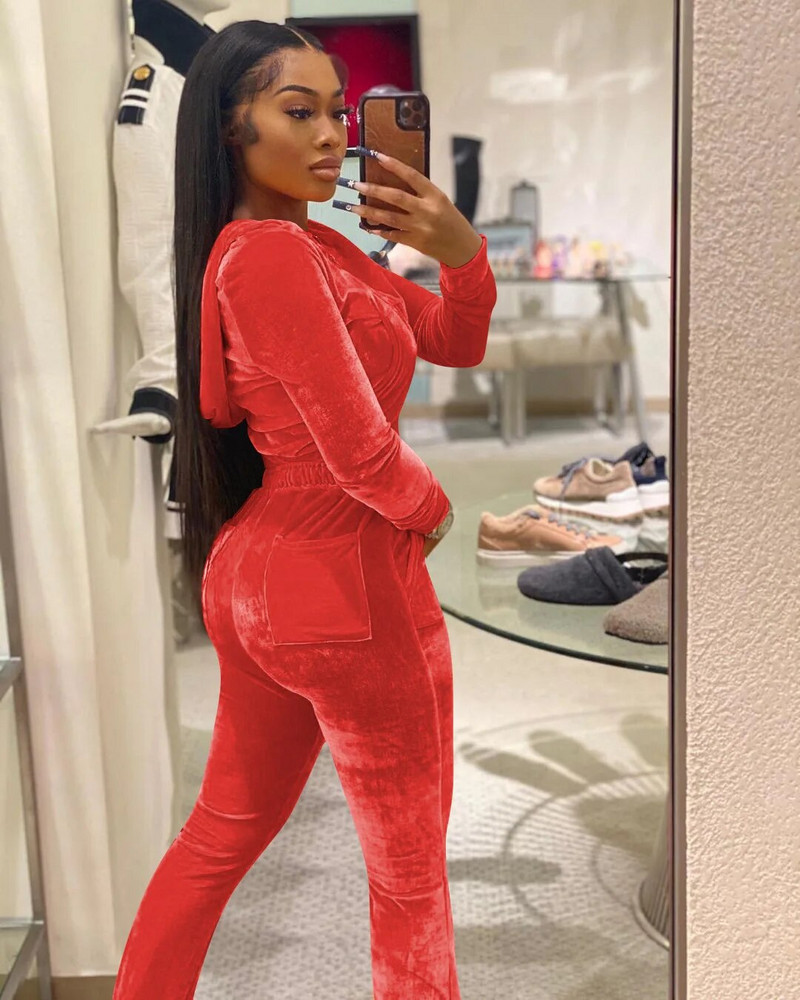 Vintage σέξι σετ 2 τεμαχίων γυναικεία φόρμα φθινοπωρινού χειμερινού αθλητισμού casual κοστούμι μακρύ μακρυμάνικο