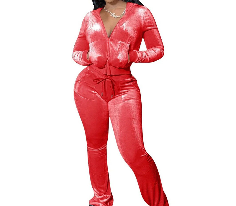 Vintage σέξι σετ 2 τεμαχίων γυναικεία φόρμα φθινοπωρινού χειμερινού αθλητισμού casual κοστούμι μακρύ μακρυμάνικο