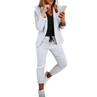 Set două piese pentru femei, ținute de toamnă, trening pentru femei, cu fermoar, top și pantaloni, costum sport ocazional, pentru femeie de iarnă, chandals mujer