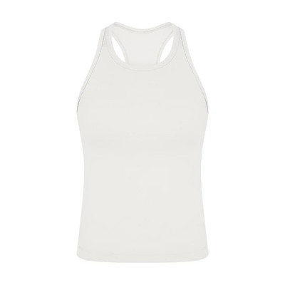 Γυναικείο μπλουζάκι Racerback Tank Top με μήκος μέχρι τη μέση Βουτυρένιο-μαλακό τετράπλευρο ελαστικό πουκάμισο γιόγκα, καλοκαιρινό αναπνεύσιμο αθλητικό γιλέκο