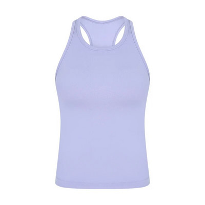 Γυναικείο μπλουζάκι Racerback Tank Top με μήκος μέχρι τη μέση Βουτυρένιο-μαλακό τετράπλευρο ελαστικό πουκάμισο γιόγκα, καλοκαιρινό αναπνεύσιμο αθλητικό γιλέκο