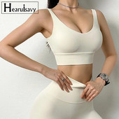Sexy Deep V rezistent la șocuri alergare vestă fitness femei frumusețe spate antrenament sală yoga crop top nailon sutien sport respirabil