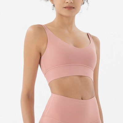 Sexy Deep V rezistent la șocuri alergare vestă fitness femei frumusețe spate antrenament sală yoga crop top nailon sutien sport respirabil