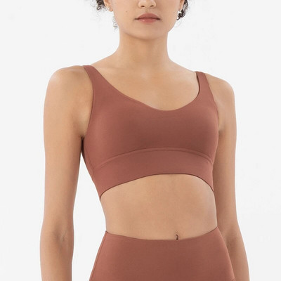 Sexy Deep V rezistent la șocuri alergare vestă fitness femei frumusețe spate antrenament sală yoga crop top nailon sutien sport respirabil