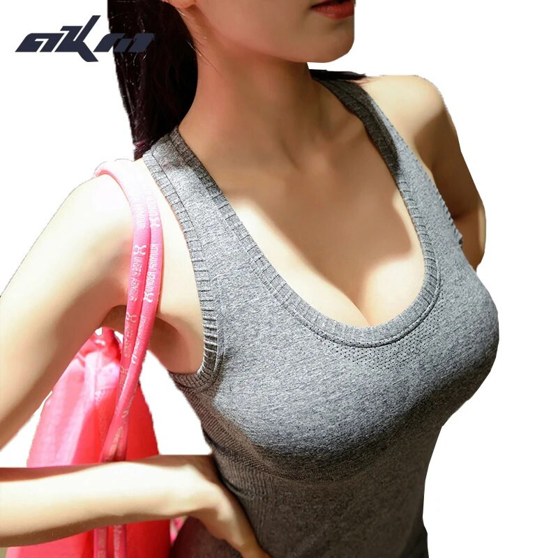 Naiste kühvelkaelus, õhukese soonikuga spordivest, polsterdatud varrukateta joogavest, veniv, kiiresti kuivav ja hingav