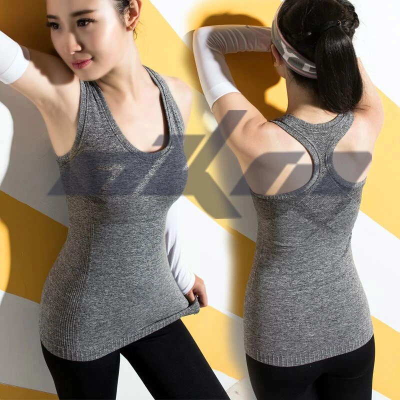 Naiste kühvelkaelus, õhukese soonikuga spordivest, polsterdatud varrukateta joogavest, veniv, kiiresti kuivav ja hingav