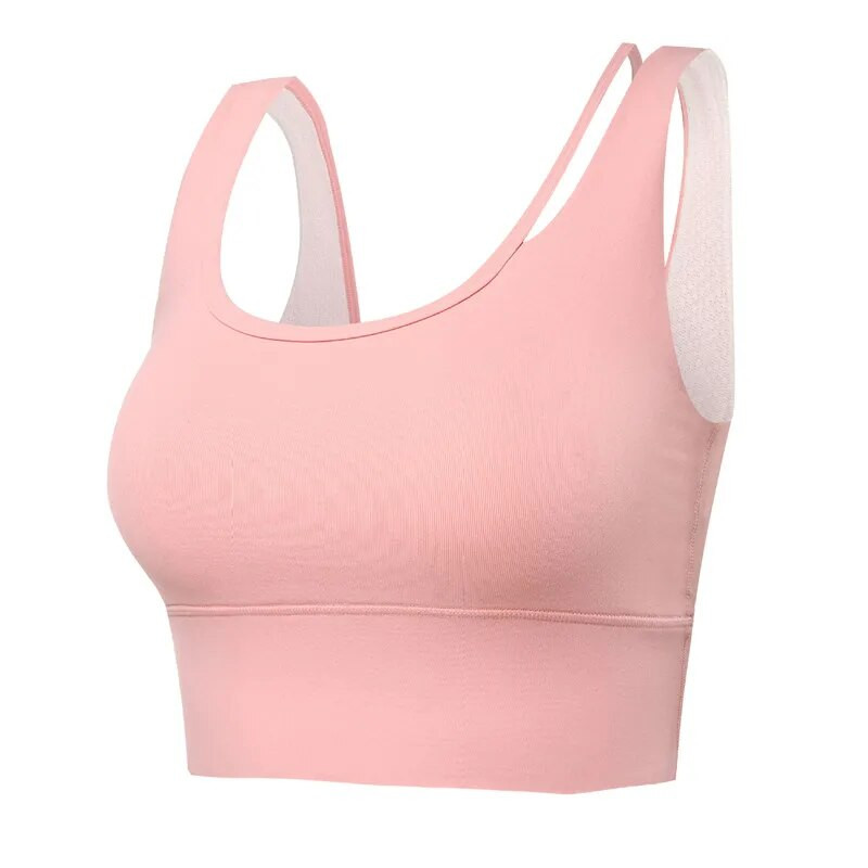 CretKoav Seksikas rebenemisstiil Suure mõjuga spordirinnahoidjad Push Up Treening Jooga Rinnahoidja Topid Jõusaal Fitness Jooksmine Rinnahoidja Naiste Spordivest