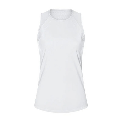 Καλοκαιρινό τρέξιμο γυναικεία ρούχα Stay Cool Back Γυναικεία μπλούζες γιόγκα τανκ με διχτυωτό συνονθύλευμα μήκους ισχίου γυμναστήριο Γιλέκο γυμναστικής Αθλητικά ρούχα