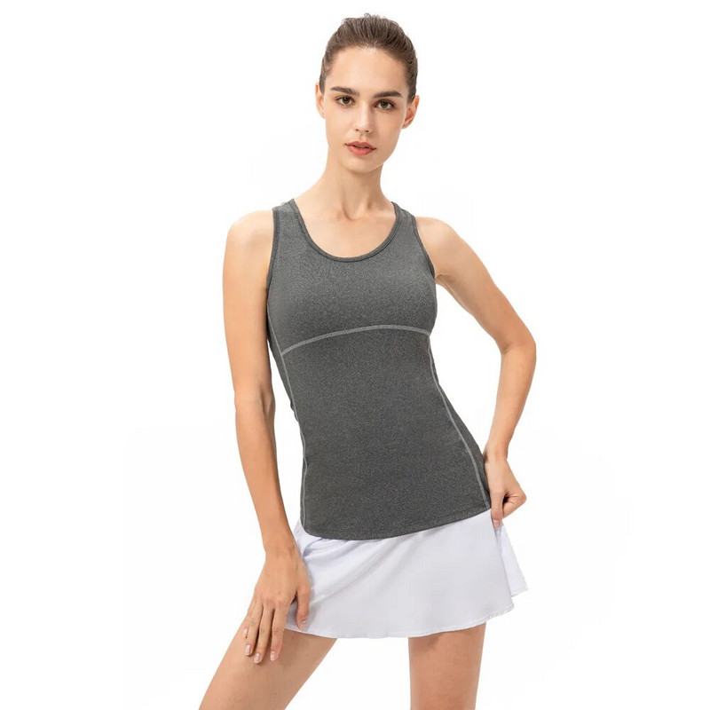 Γυναικεία πουκάμισα για τρέξιμο αμάνικα μπλουζάκια κολάν γρήγορου στεγνώματος Μασίφ μπλουζάκια σέξι γυναικεία ρούχα γιόγκα γυμναστική μπλούζα μονό