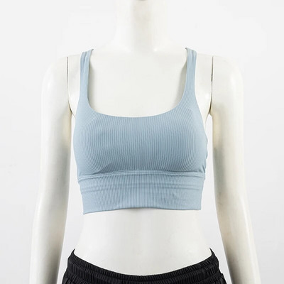 Vestă de fitness Femei Cu pernă pentru piept Ață Yoga Top Sport Partea de jos Alergare înapoi la purta