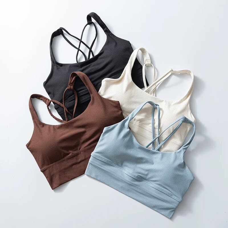 Rinnapadjandiga naiste fitnessvest, niidijooga spordiala, seljaosa jooksmine