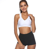 1 τμχ Γυναικείο σουτιέν γυμναστικής με λαιμόκοψη χωρίς ραφές χωρίς ατσάλινο δαχτυλίδι για τρέξιμο Yoga Beauty Back Εσώρουχα αθλητικό σουτιέν