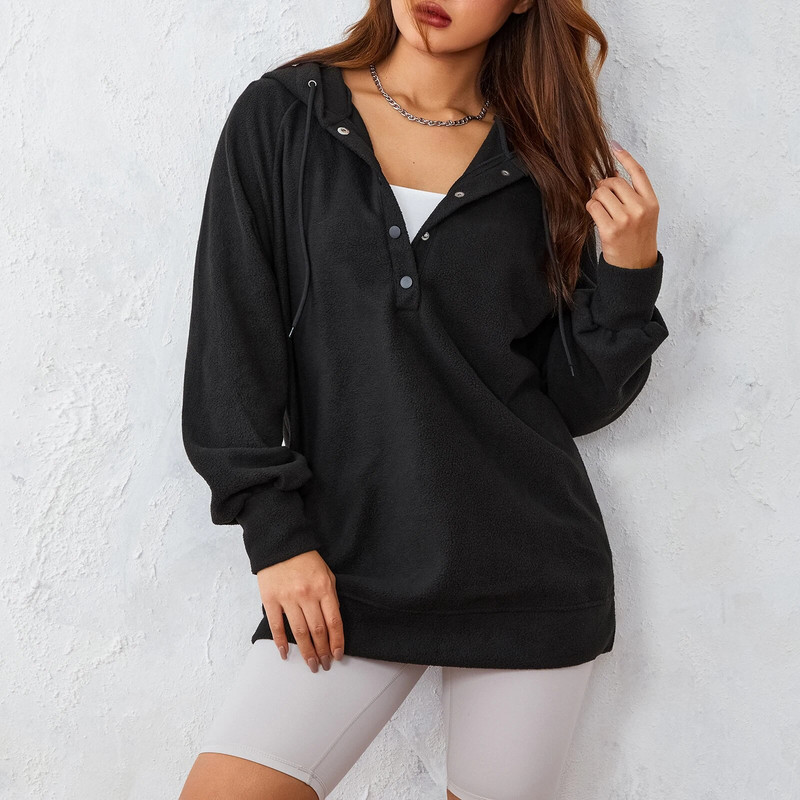 Sieviešu savelkamās aukliņas kapuces Lielizmēra flīsa džemperi rudens ziemas treniņš skriešana ikdienas sporta krekli ar kapuci Ielu skriešanas topi